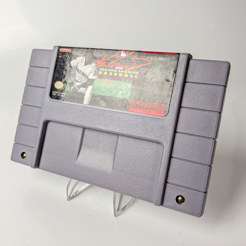 Ken Griffey Jr Major League Baseball - Authentic and Tested - SNES